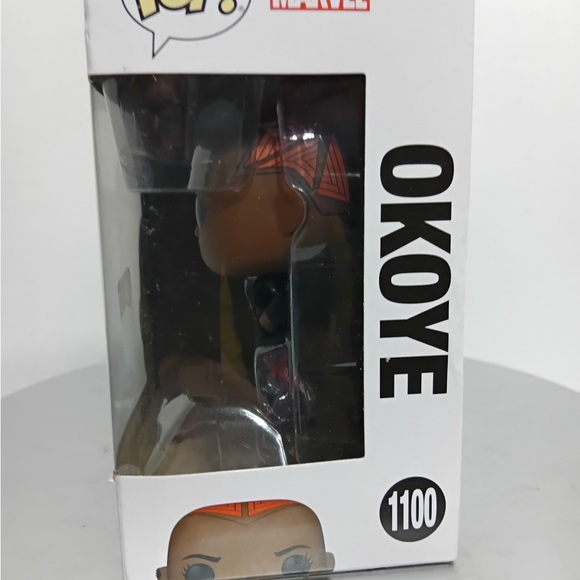 Funko Okoye Pop Figure with Purple and Black Outfit - Picture 7 of 8